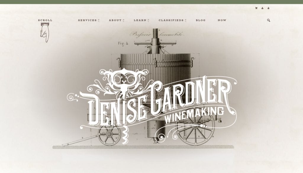 Denise Gardner Winemaking Membership Website Home Page
